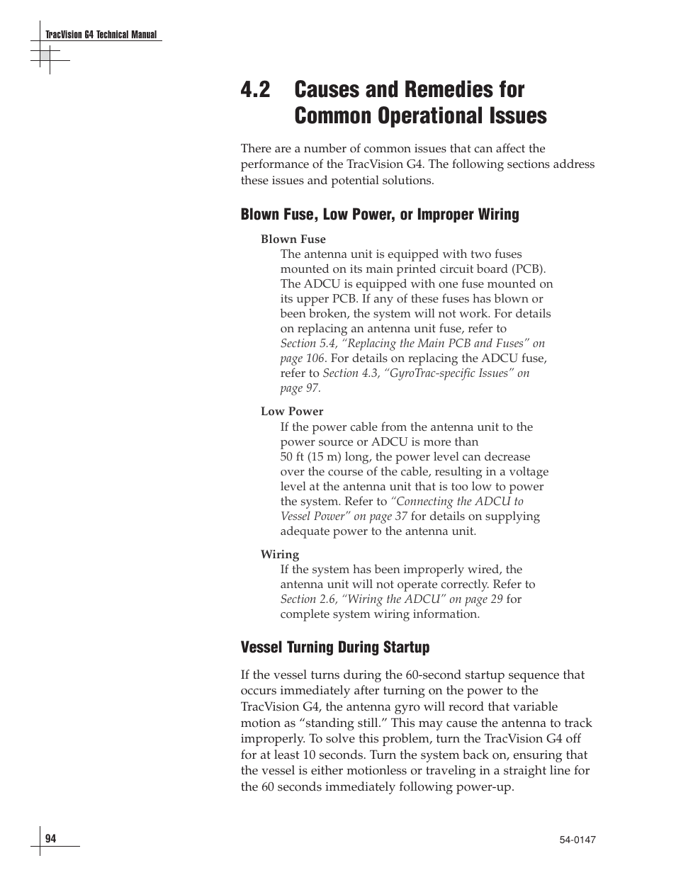 KVH Industries KVHTRACVISION G4 User Manual | Page 103 / 164