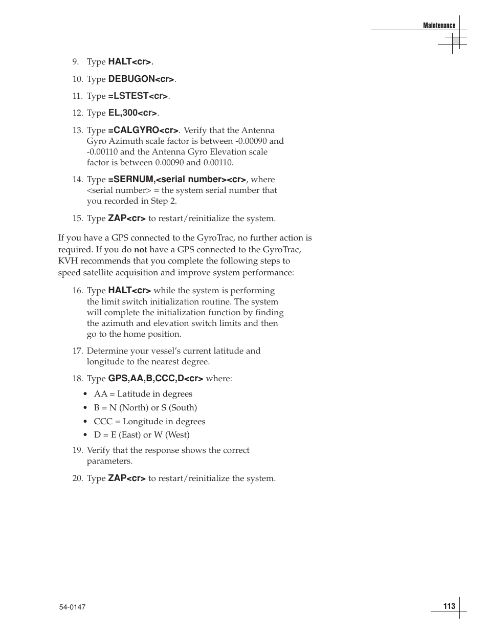 KVH Industries KVHTRACVISION G4 User Manual | Page 120 / 164