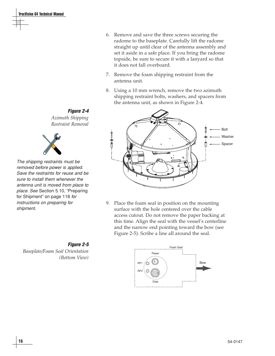 KVH Industries KVHTRACVISION G4 User Manual | Page 29 / 164