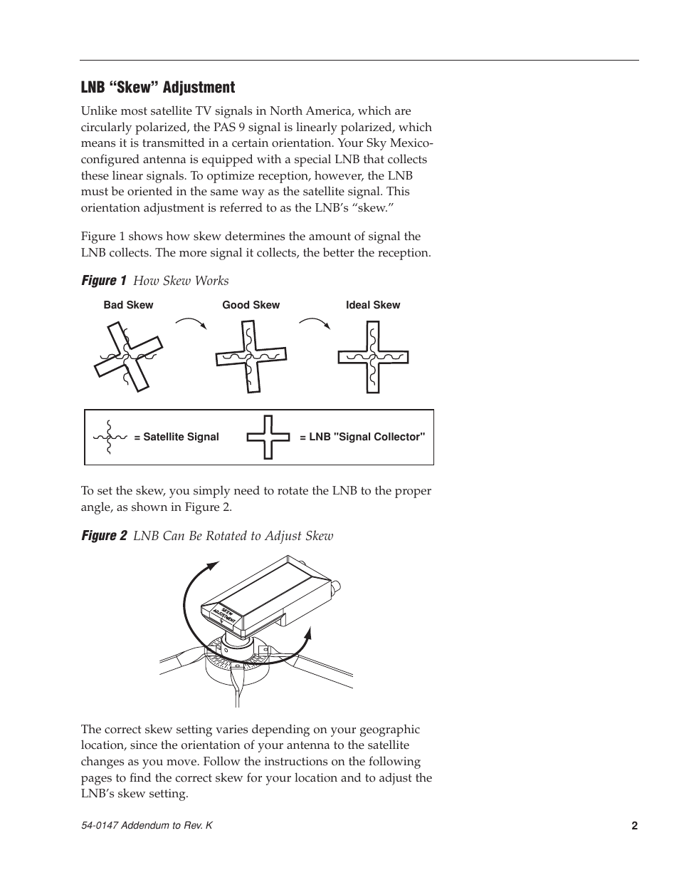 Lnb “skew” adjustment | KVH Industries KVHTRACVISION G4 User Manual | Page 6 / 164