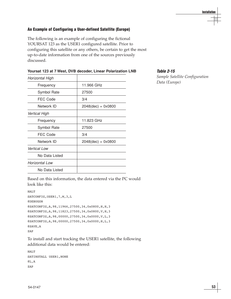 KVH Industries KVHTRACVISION G4 User Manual | Page 66 / 164