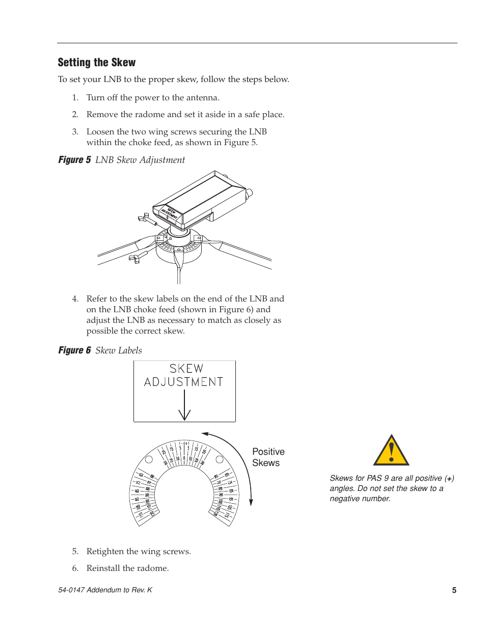 Setting the skew | KVH Industries KVHTRACVISION G4 User Manual | Page 9 / 164