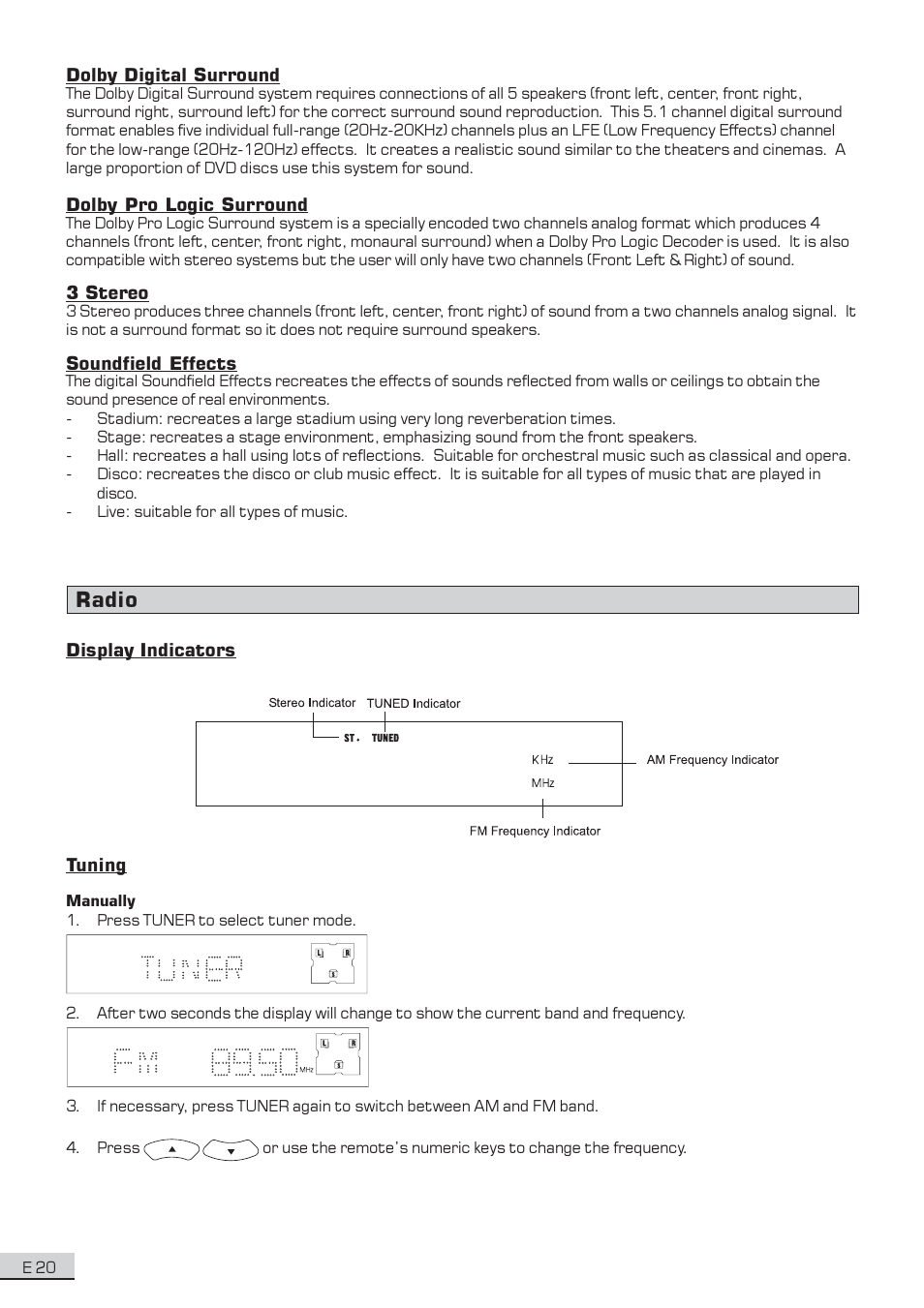 Radio | Koss KS3101A-2 User Manual | Page 21 / 39