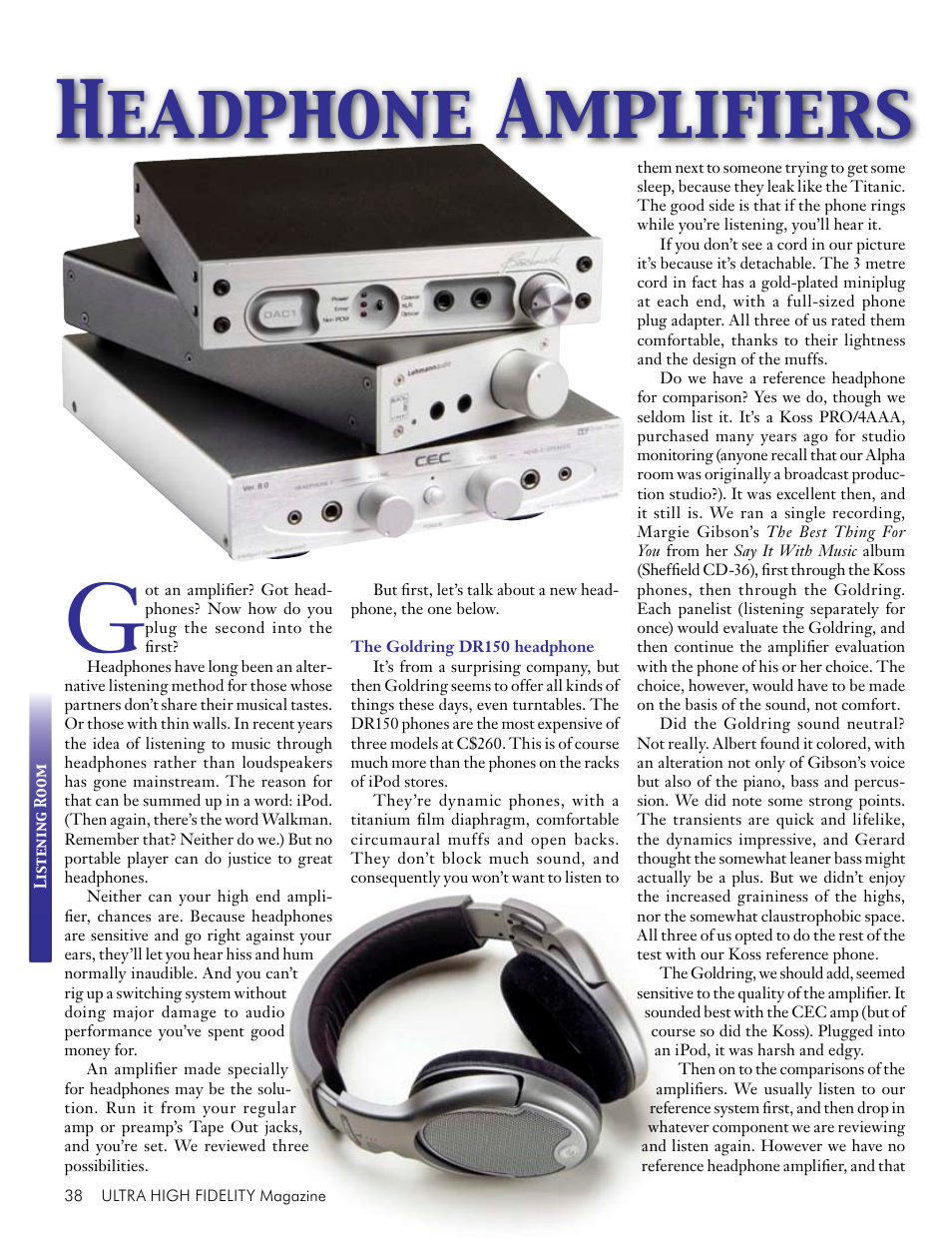 Headphone amplifiers | Koss Totem Mani-2 User Manual | Page 40 / 84