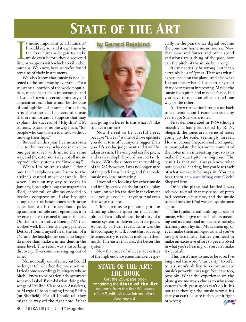 State of the art, State of the art: the book, By gerard rejskind | Koss Totem Mani-2 User Manual | Page 82 / 84