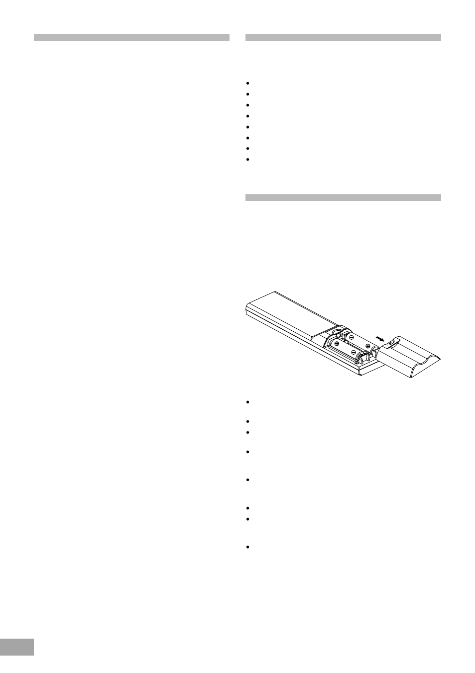 Installation, Unpacking, Inserting batteries into the remote control | Koss KS4380-2 User Manual | Page 13 / 49