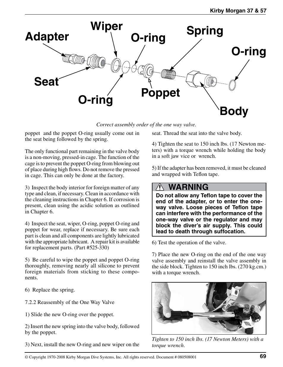 Warning | Kirby Morgan 37 User Manual | Page 2 / 50