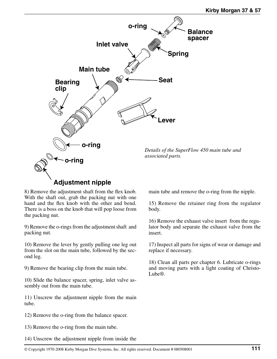 Kirby Morgan 37 User Manual | Page 44 / 50