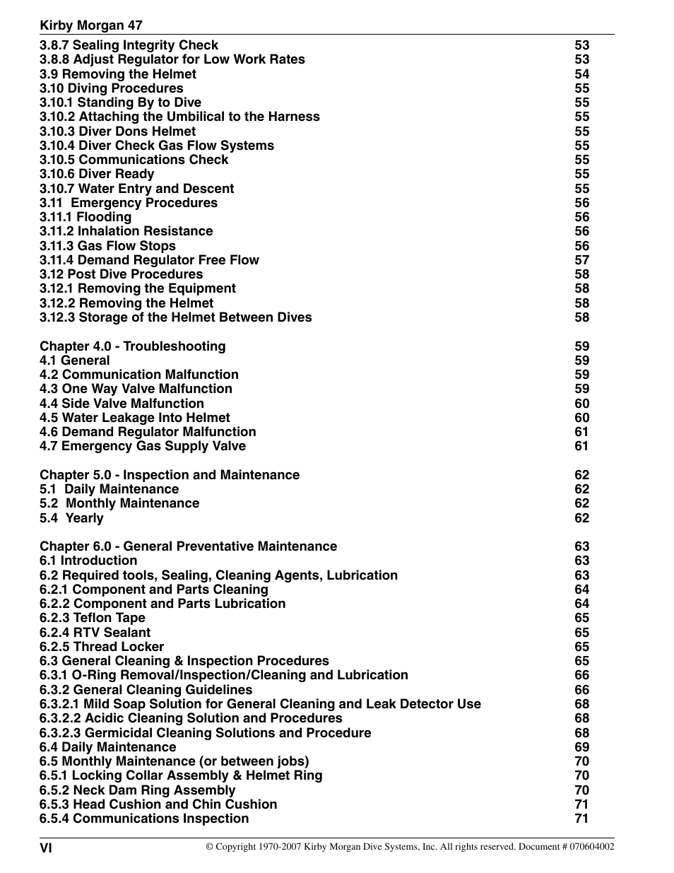 Kirby Morgan 47 Helmet User Manual | Page 6 / 14
