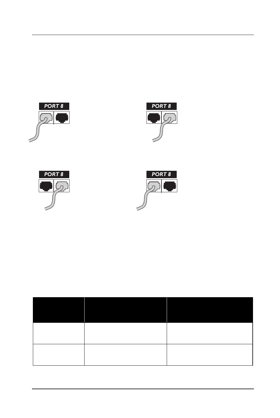 Using a straight-through cable, Using a cross-over cable | Kingston Technology KNS1600R User Manual | Page 12 / 26