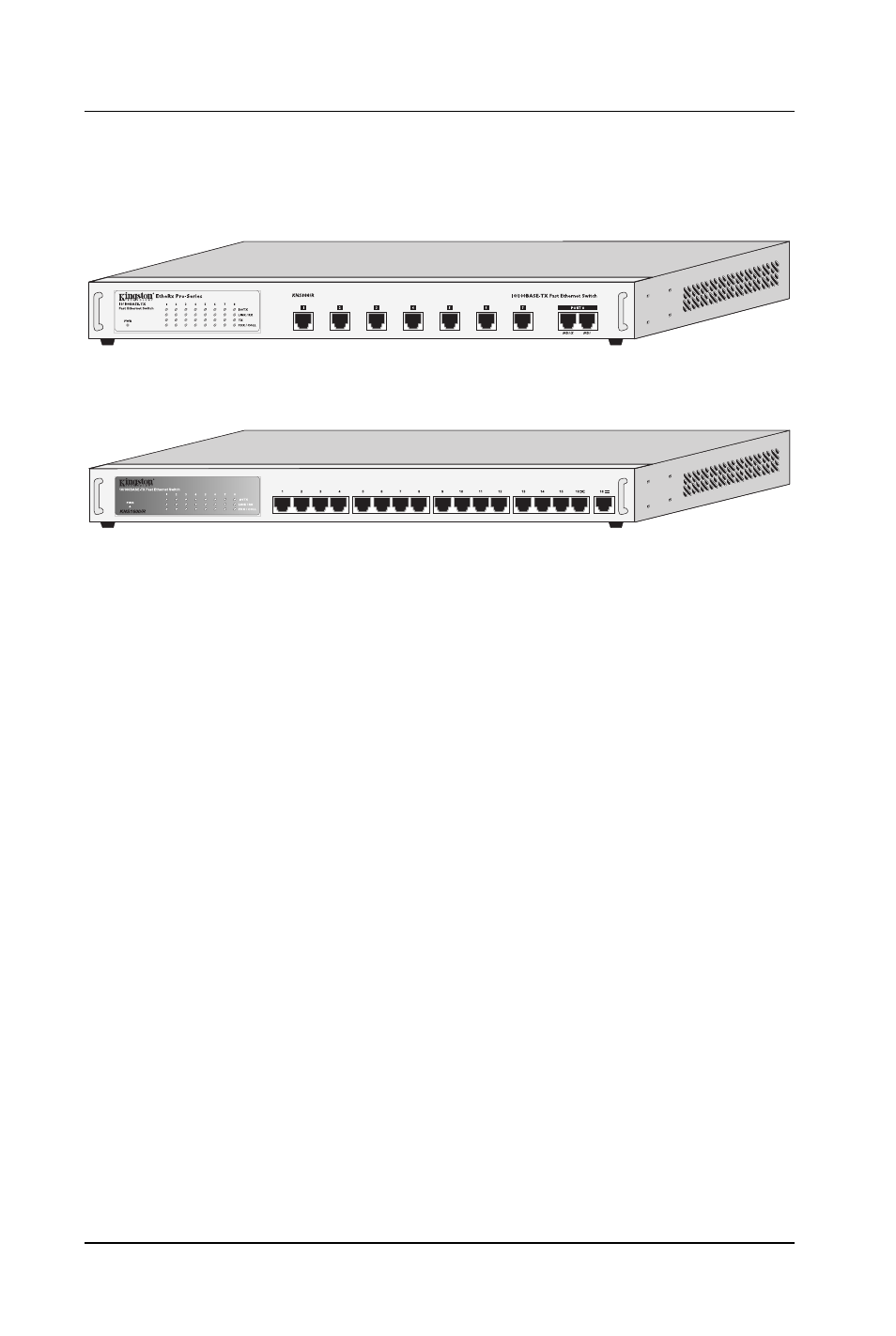 Model types | Kingston Technology KNS1600R User Manual | Page 7 / 26