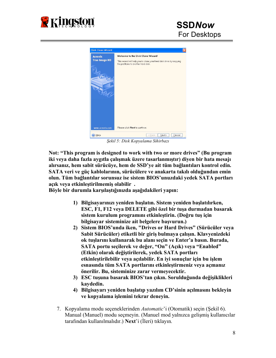 Ssd now, For desktops | Kingston Technology V-series User Manual | Page 109 / 185