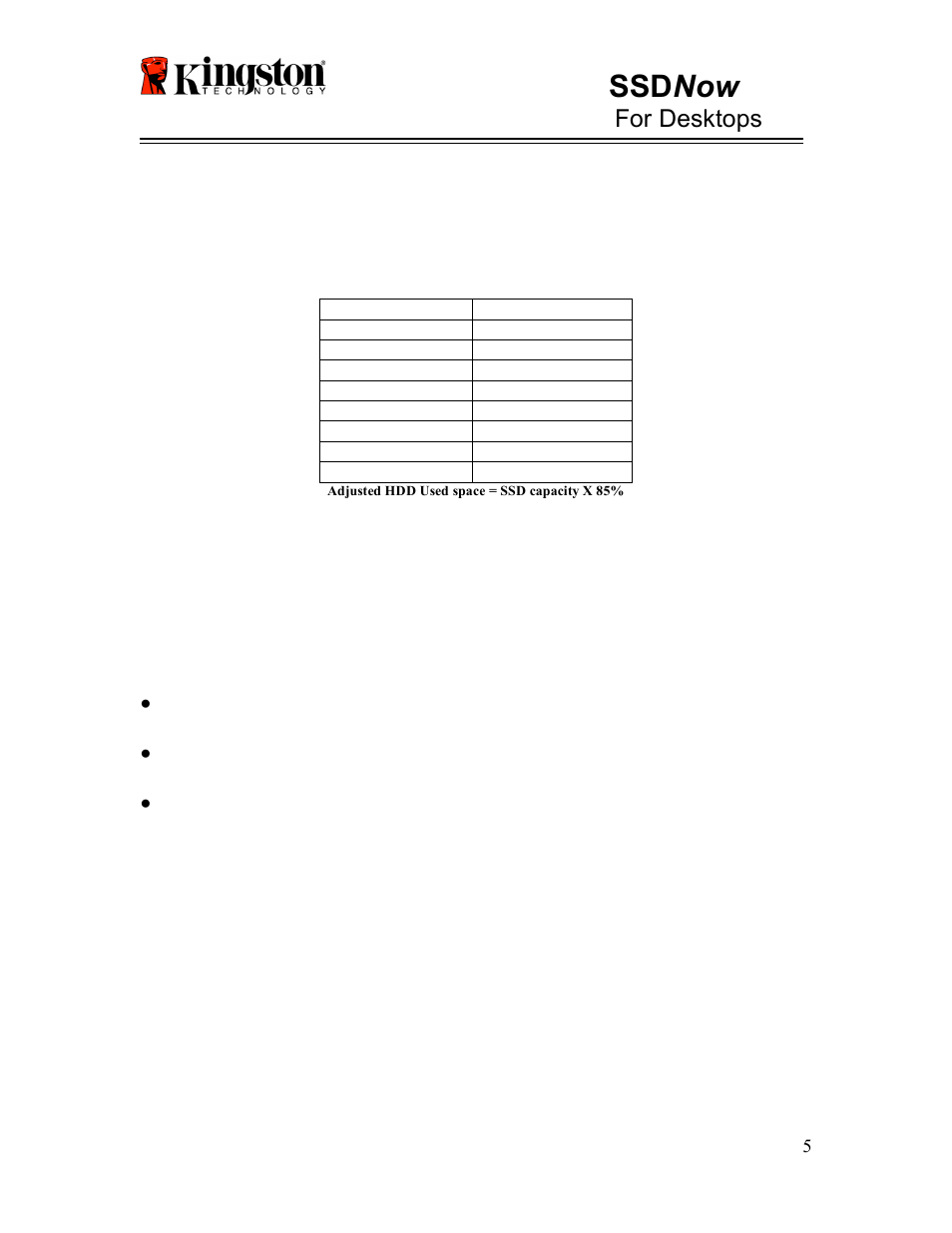 Ssd now, For desktops | Kingston Technology V-series User Manual | Page 116 / 185