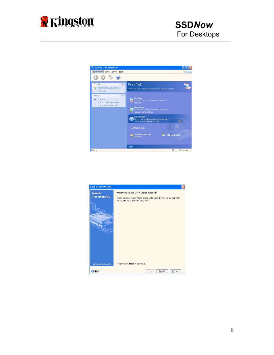 Ssd now, For desktops | Kingston Technology V-series User Manual | Page 119 / 185
