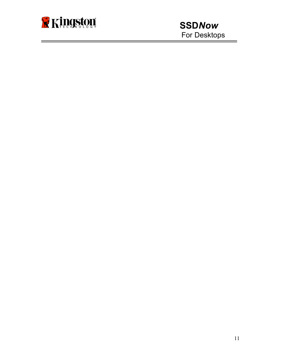 Ssd now, For desktops | Kingston Technology V-series User Manual | Page 122 / 185