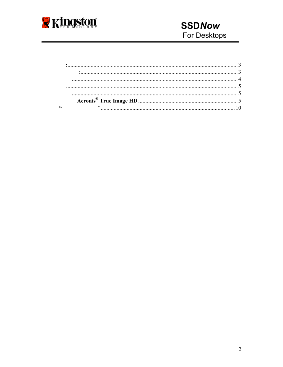 Ssd now, For desktops | Kingston Technology V-series User Manual | Page 147 / 185