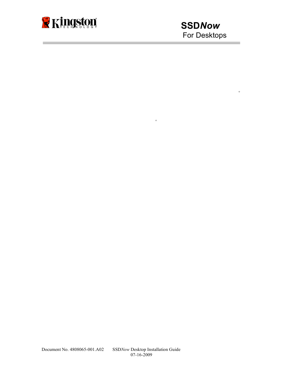 Ssd now, For desktops | Kingston Technology V-series User Manual | Page 155 / 185