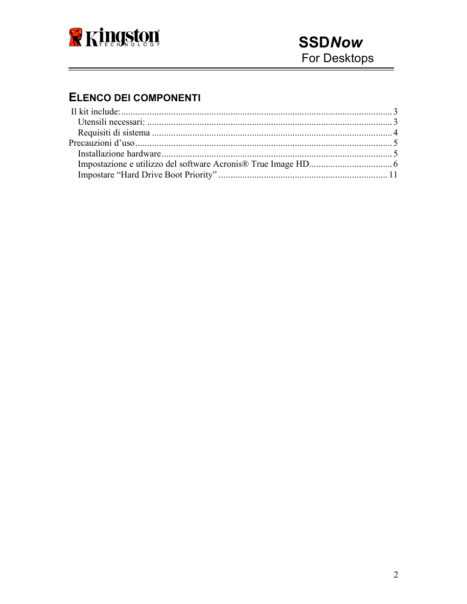 Ssd now, For desktops | Kingston Technology V-series User Manual | Page 48 / 185