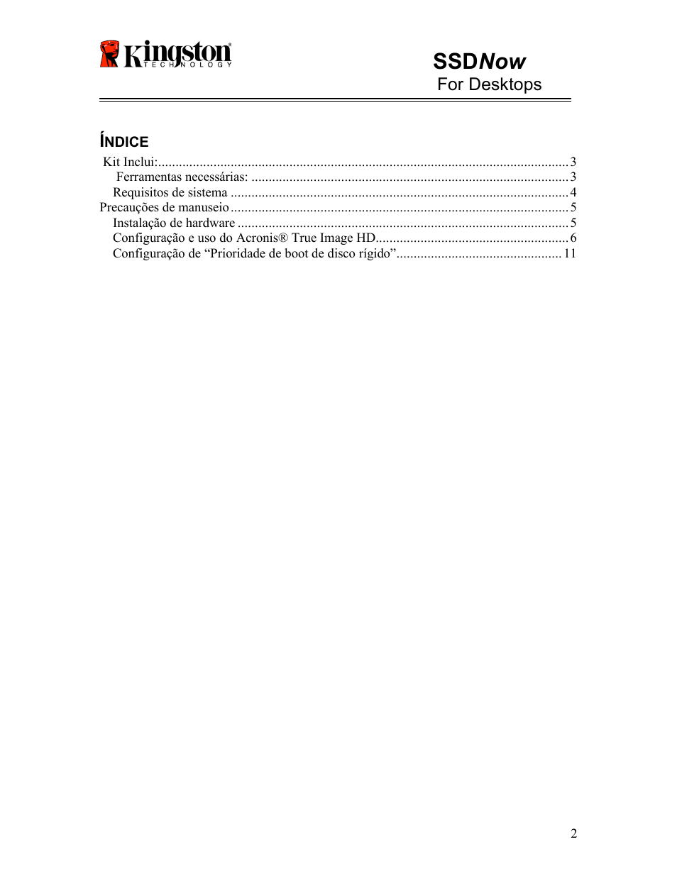 Ssd now, For desktops | Kingston Technology V-series User Manual | Page 59 / 185