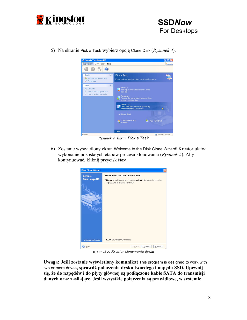 Ssd now, For desktops | Kingston Technology V-series User Manual | Page 87 / 185