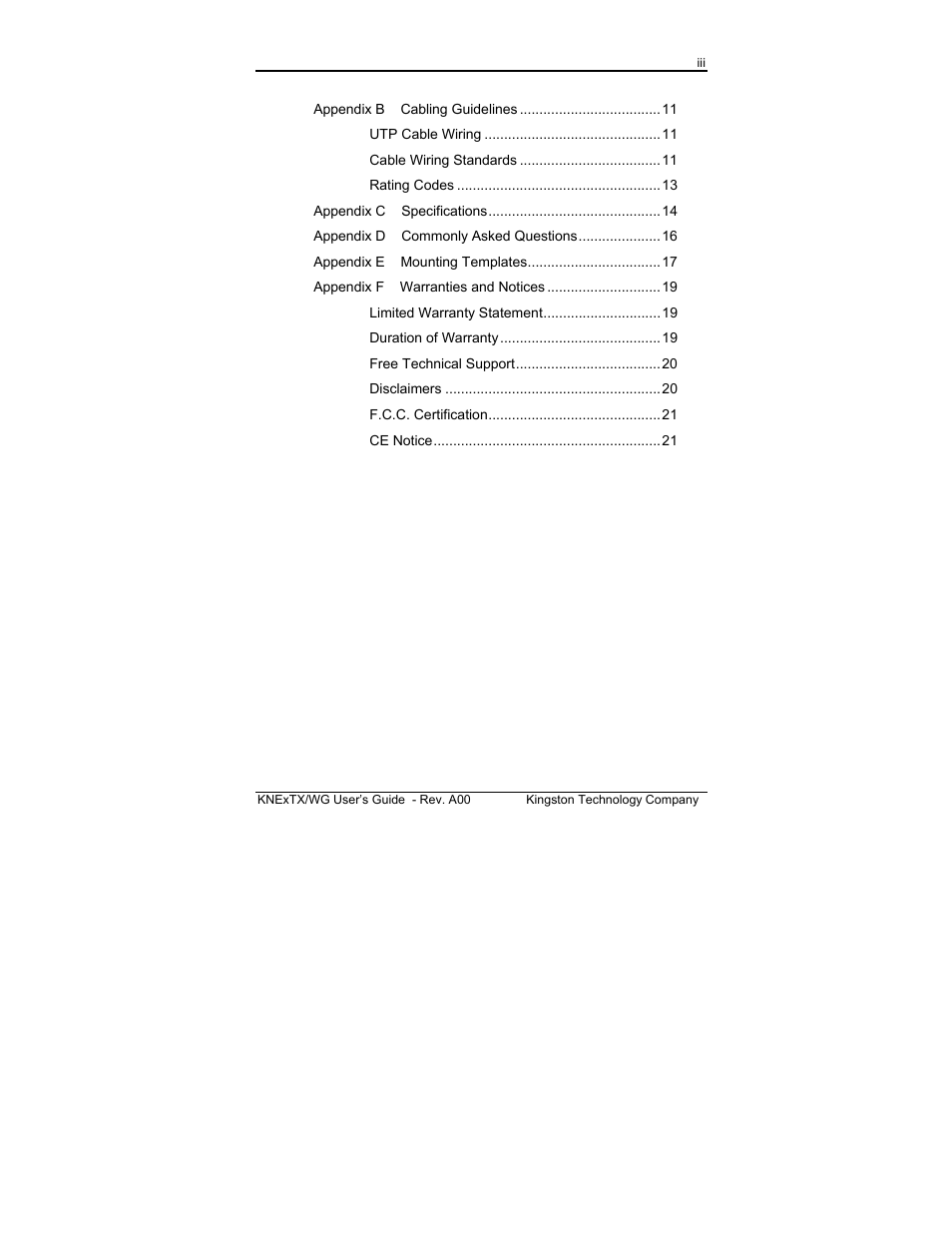 Kingston Technology EtheRx KNE8TX/WG User Manual | Page 5 / 27