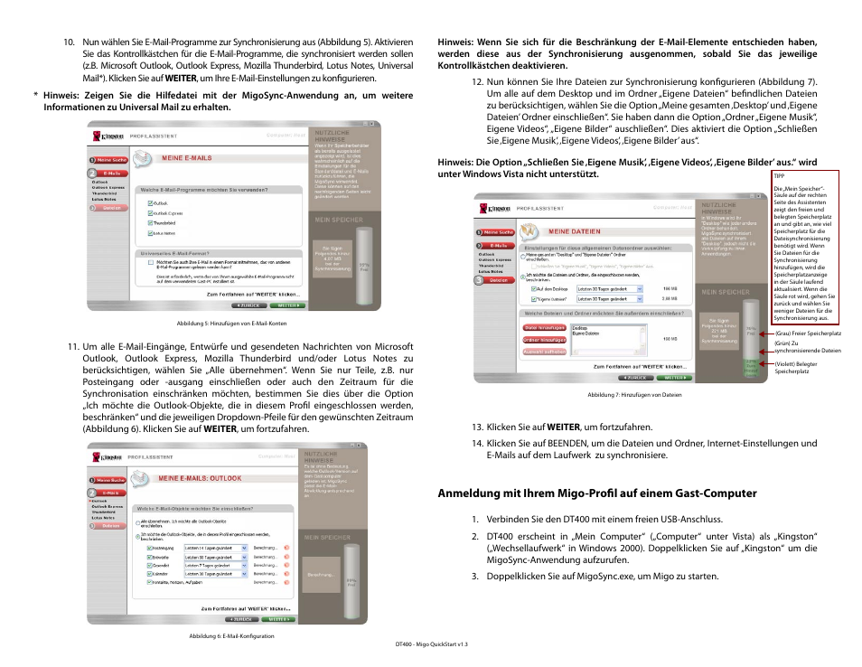 Kingston Technology DataTraveler DT400 User Manual | Page 9 / 53
