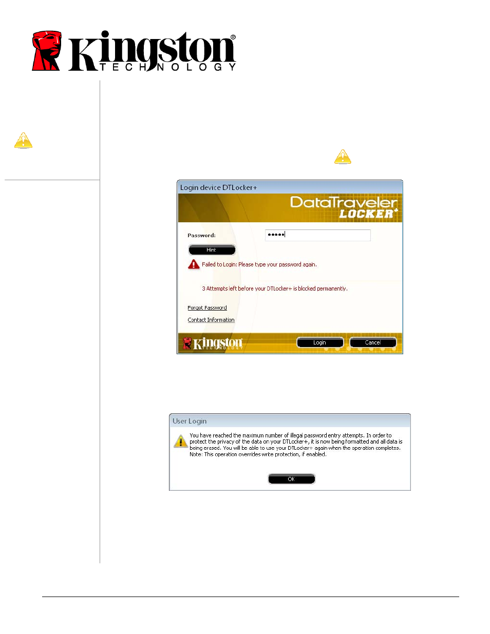 4 secure storage | Kingston Technology DATATRAVELER 4808071-001.A01 User Manual | Page 10 / 20