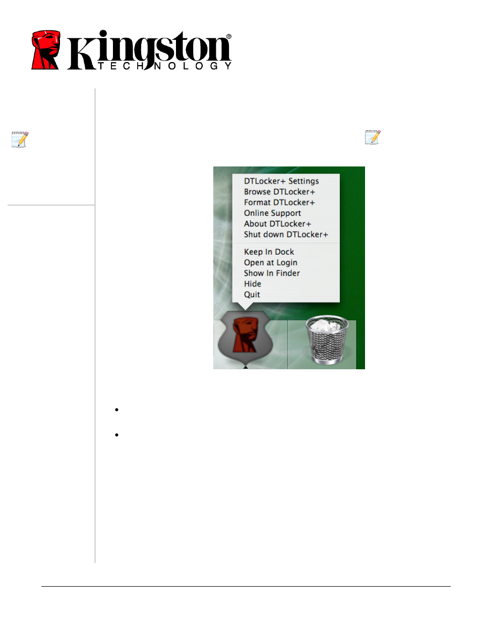 3 exploring the dtlocker+ features | Kingston Technology DATATRAVELER 4808071-001.A01 User Manual | Page 16 / 20