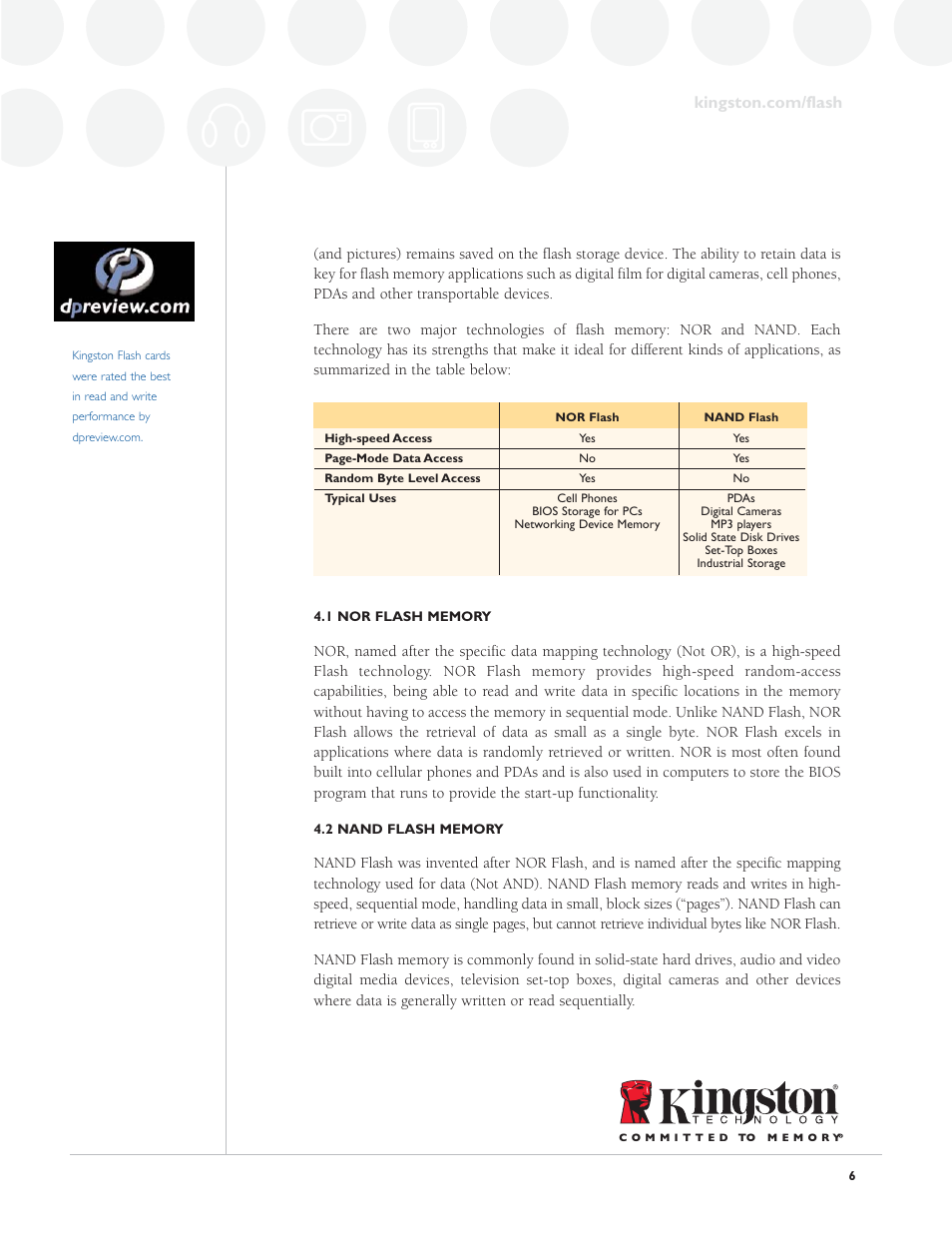 Kingston Technology Digital Media Guide User Manual | Page 6 / 14