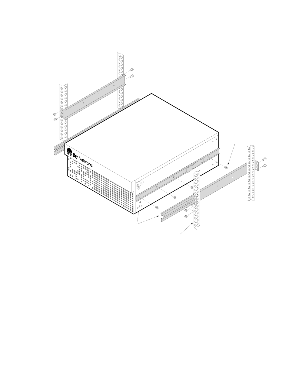 Sliding rails (optional) | Kingston Technology Bay Networks 2000 User Manual | Page 45 / 67