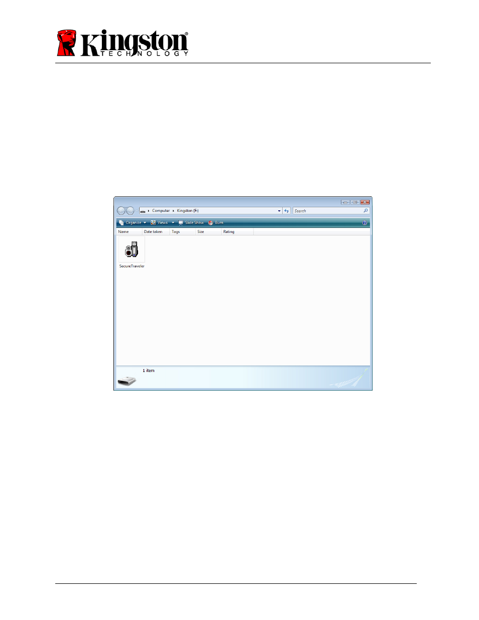 Kingston Technology SecureTraveler User Manual | Page 5 / 20