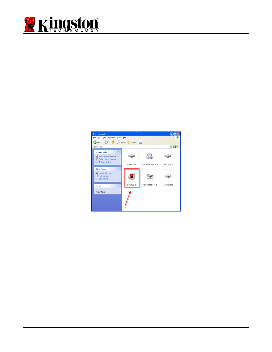 Drive letter conflict | Kingston Technology 4000 User Manual | Page 26 / 27