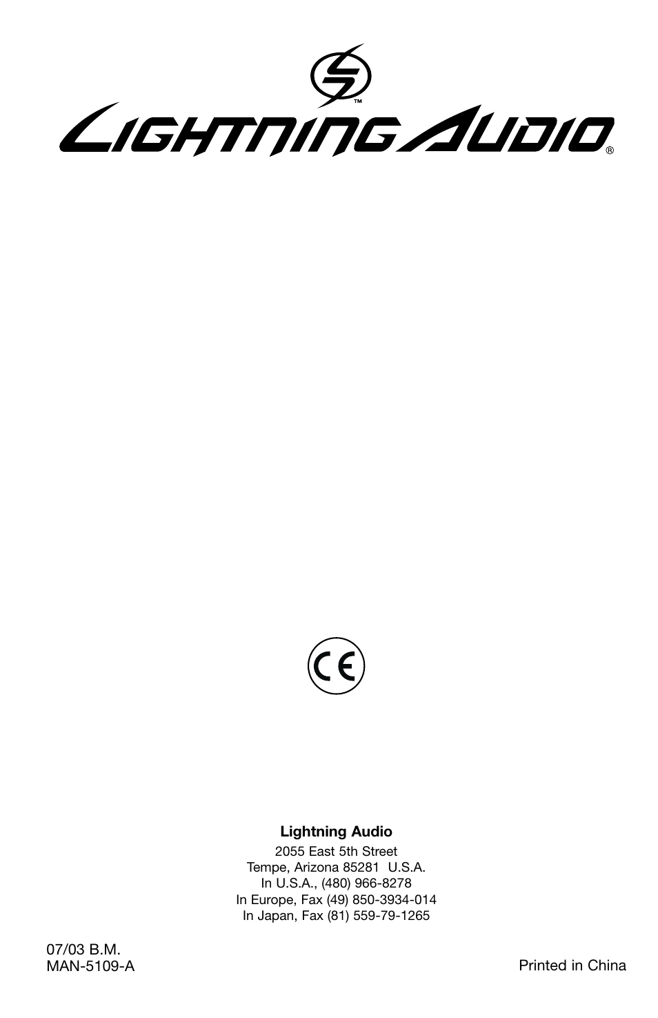 Lightning Audio X1.400.2 User Manual | Page 64 / 64