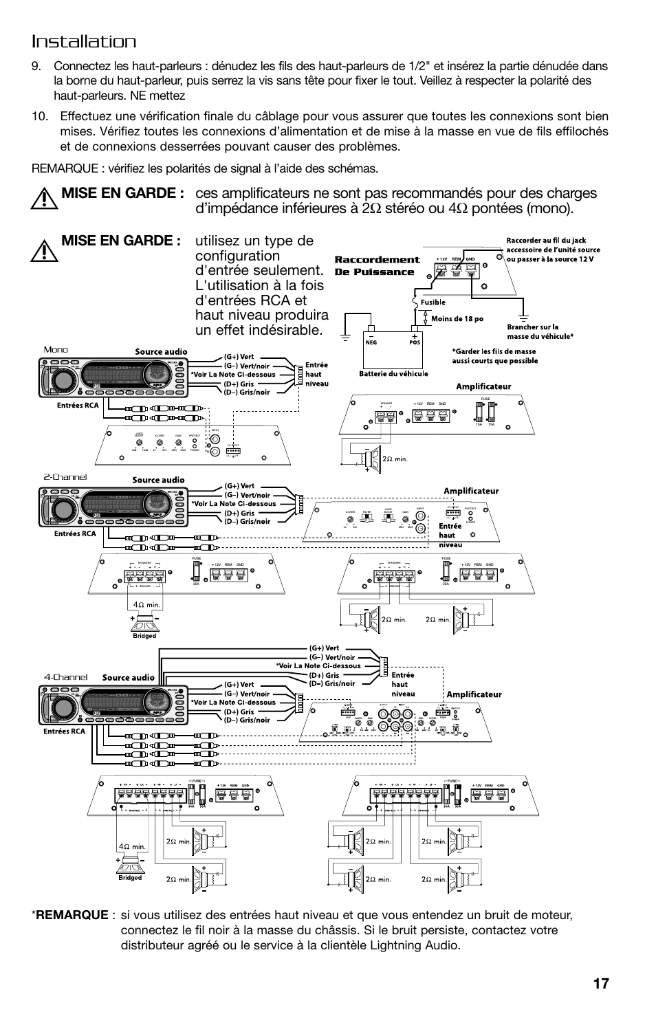 Installation | Lightning Audio B2.350.1 User Manual | Page 17 / 52