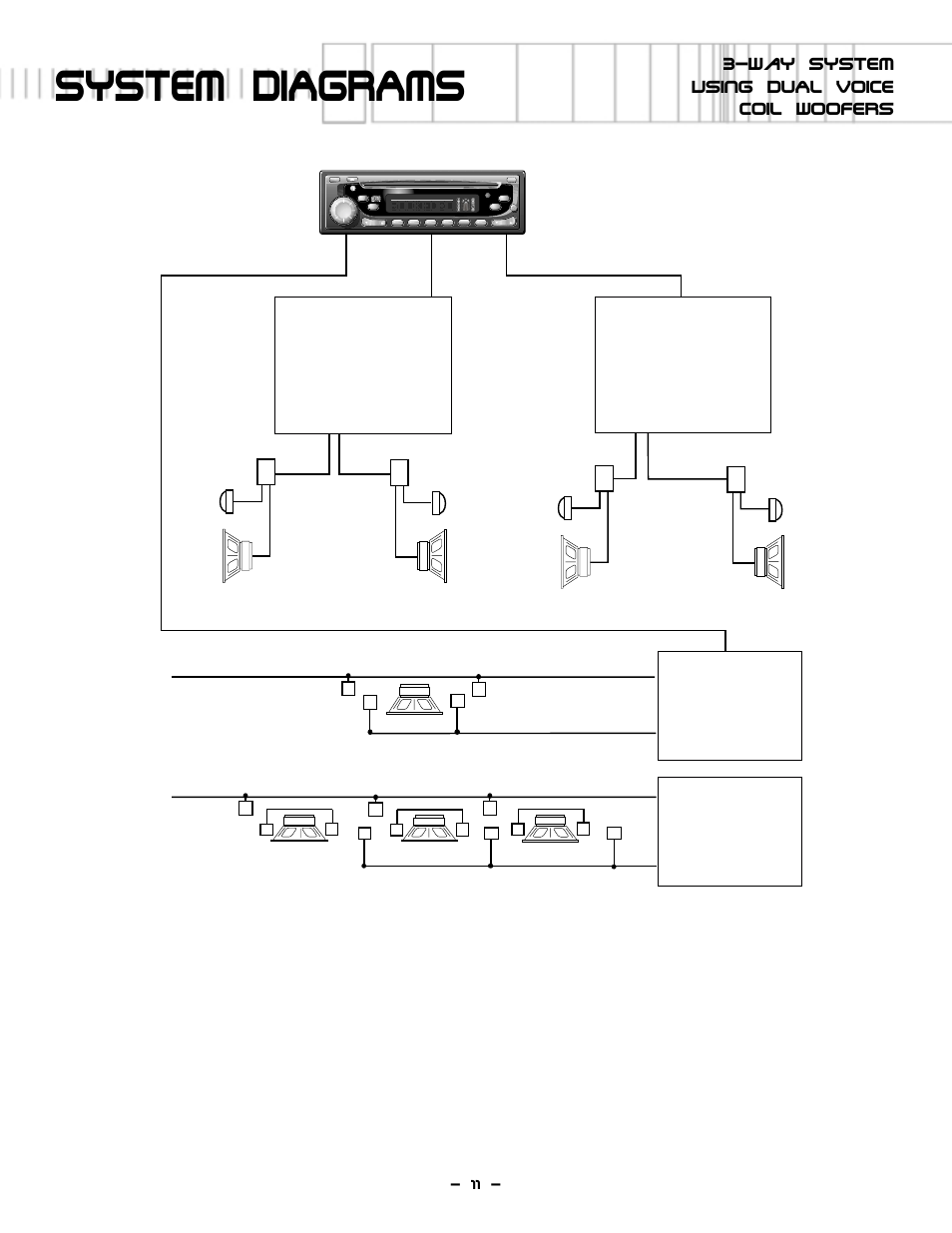 System diagrams, Way system using dual voice coil woofers, S1.600d | S1.600d la | Lightning Audio S1.600D User Manual | Page 12 / 24
