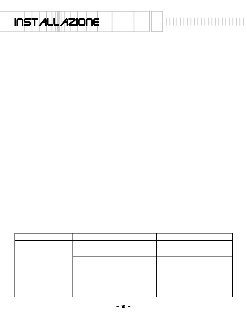Installazione, Isoluzione dei problemi | Lightning Audio S1.600D User Manual | Page 20 / 24