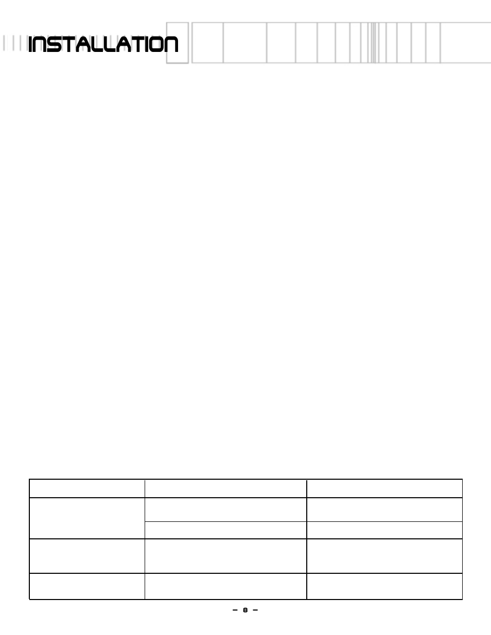 Installation, Roubleshooting | Lightning Audio S1.600D User Manual | Page 9 / 24