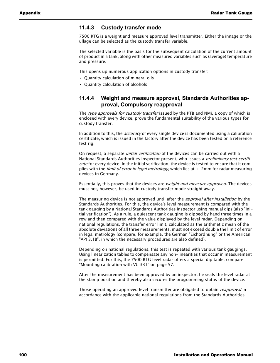 3 custody transfer mode | Lightning Audio 7532 User Manual | Page 100 / 106
