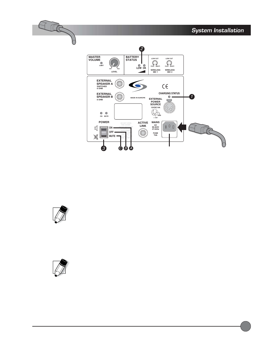 Power/charging, System installation | LightSpeed Technologies Delta X10 User Manual | Page 10 / 35
