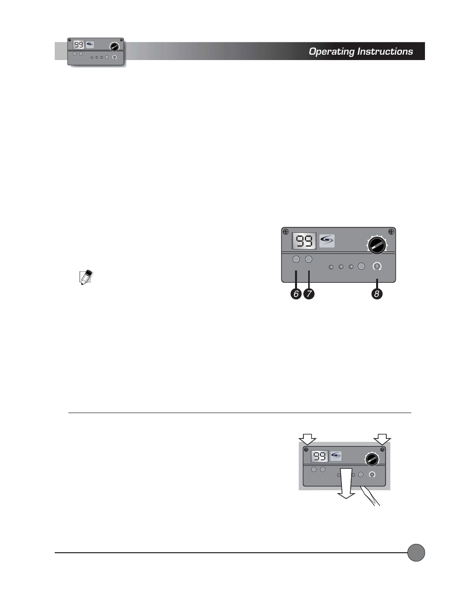 Wireless receiver(s), Operating instructions, Manual channel selection | LightSpeed Technologies Delta X10 User Manual | Page 21 / 35