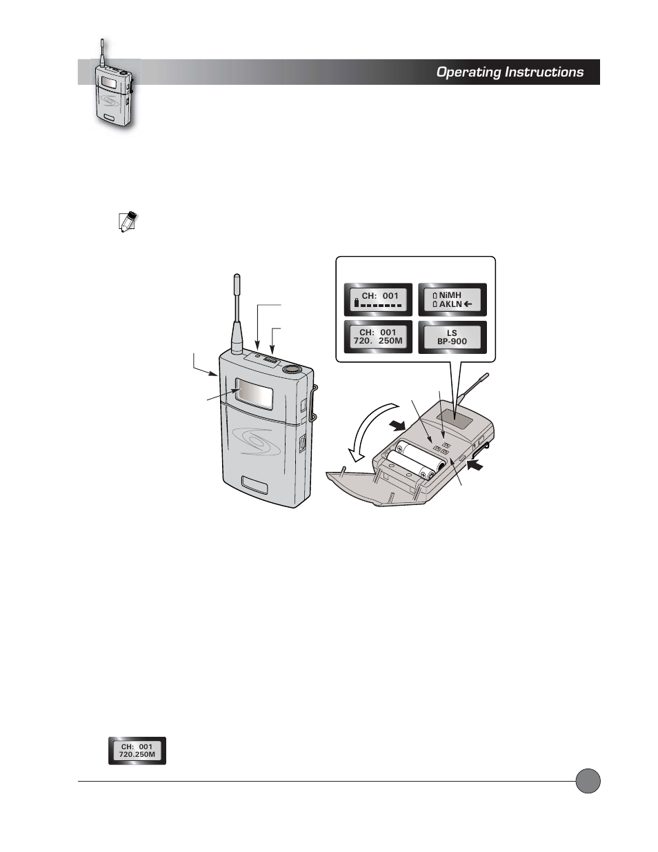 Wireless transmitter, Operating instructions | LightSpeed Technologies Delta X10 User Manual | Page 25 / 35