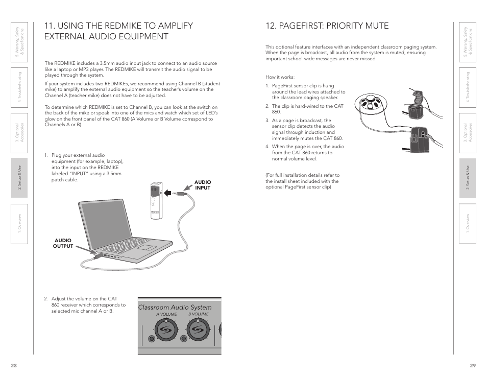 Pagefirst: priority mute | LightSpeed Technologies CAT 860 User Manual | Page 15 / 45
