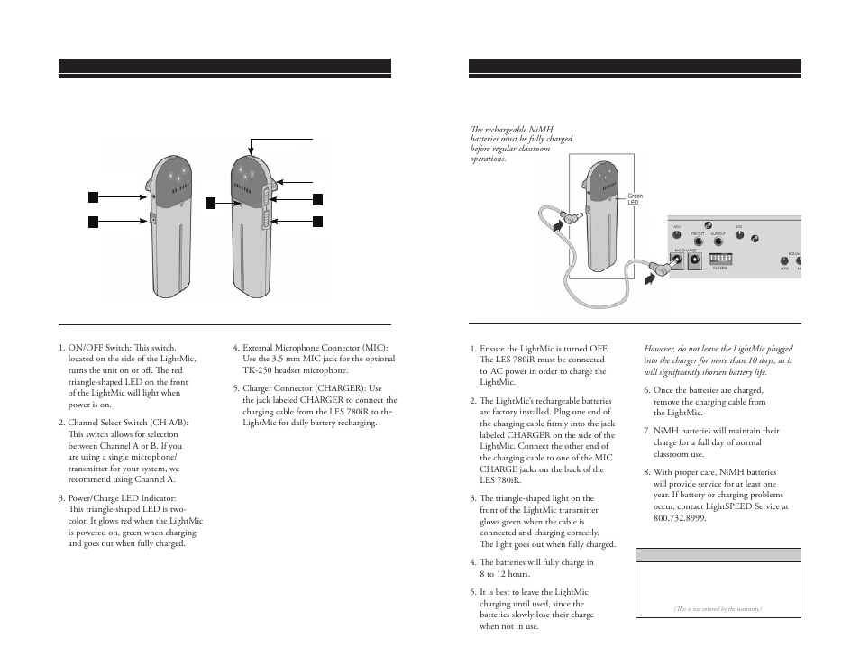 LightSpeed Technologies 780iR User Manual | Page 12 / 22