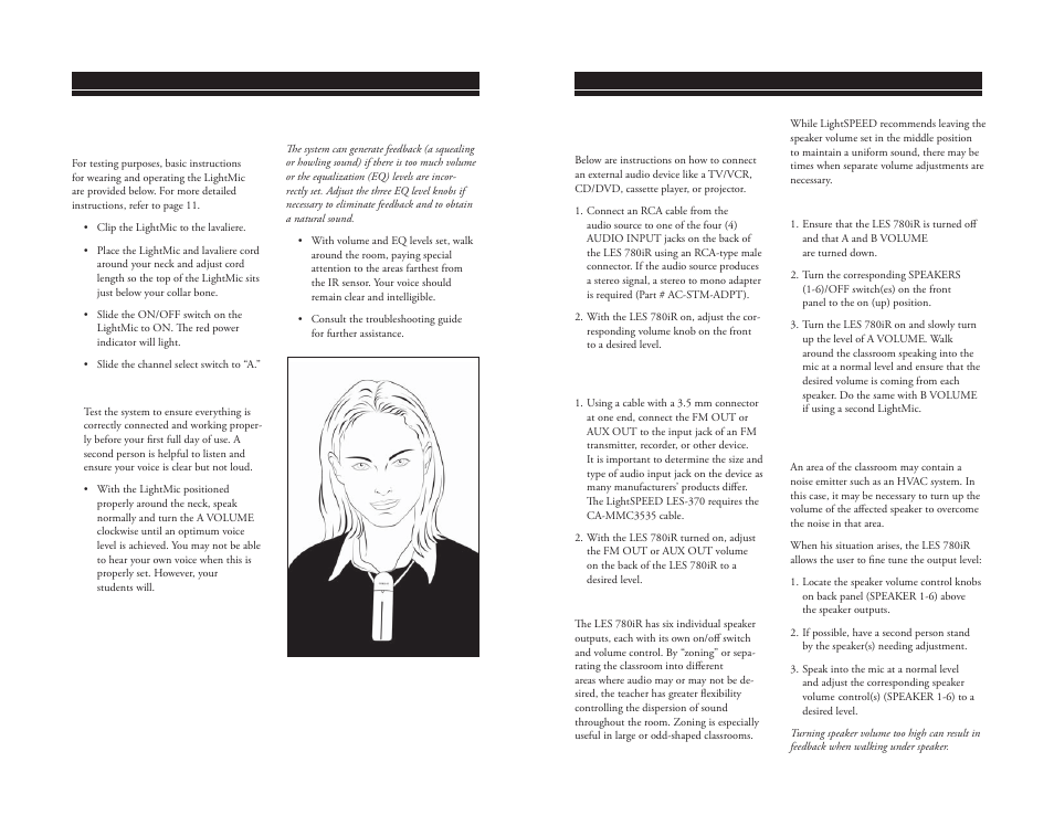 LightSpeed Technologies 780iR User Manual | Page 16 / 22