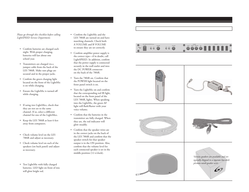 LightSpeed Technologies 780iR User Manual | Page 19 / 22