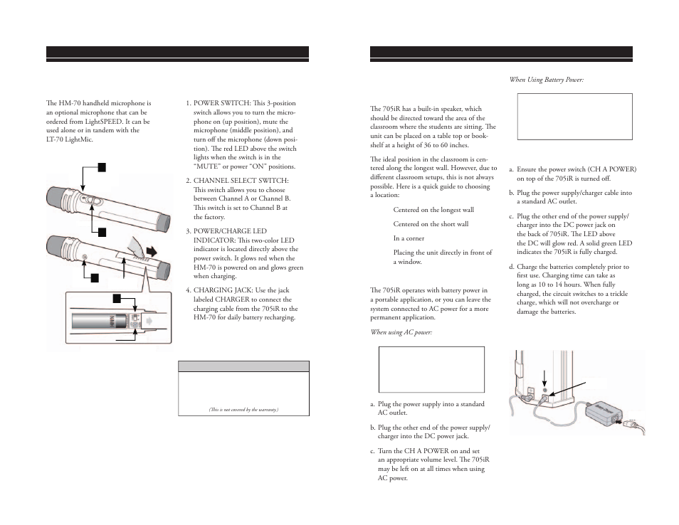 LightSpeed Technologies 705iR User Manual | Page 8 / 18