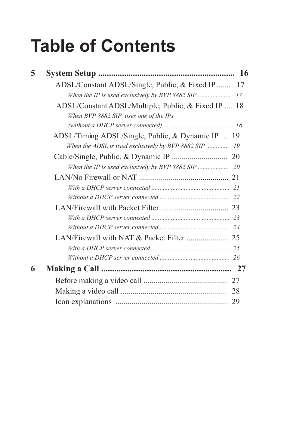Lead Data VIDEOPHONE BVP 8882 SIP User Manual | Page 4 / 61