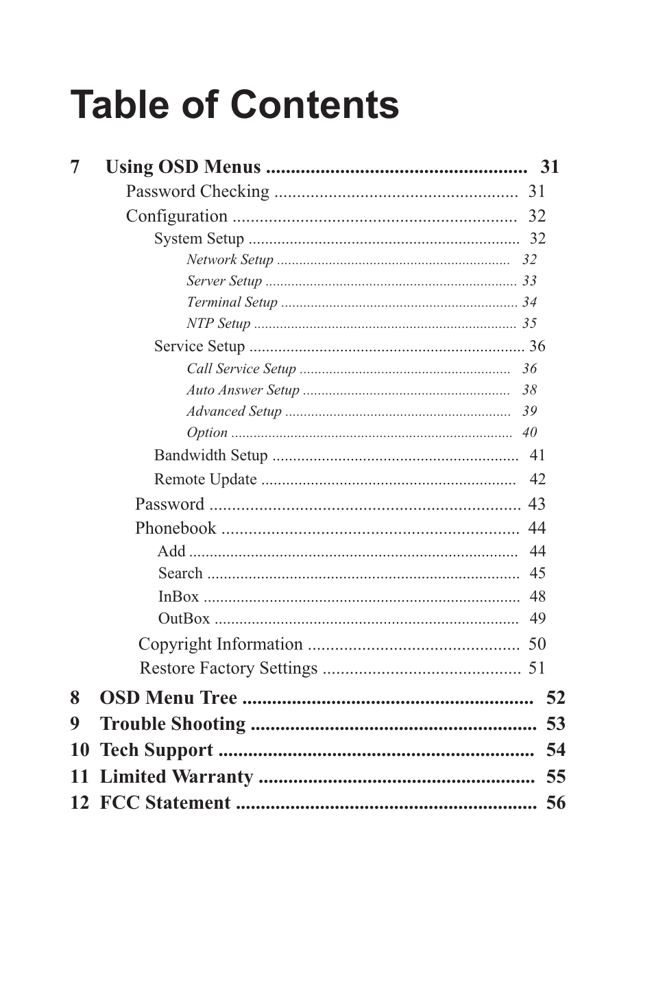 Lead Data VIDEOPHONE BVP 8882 SIP User Manual | Page 5 / 61