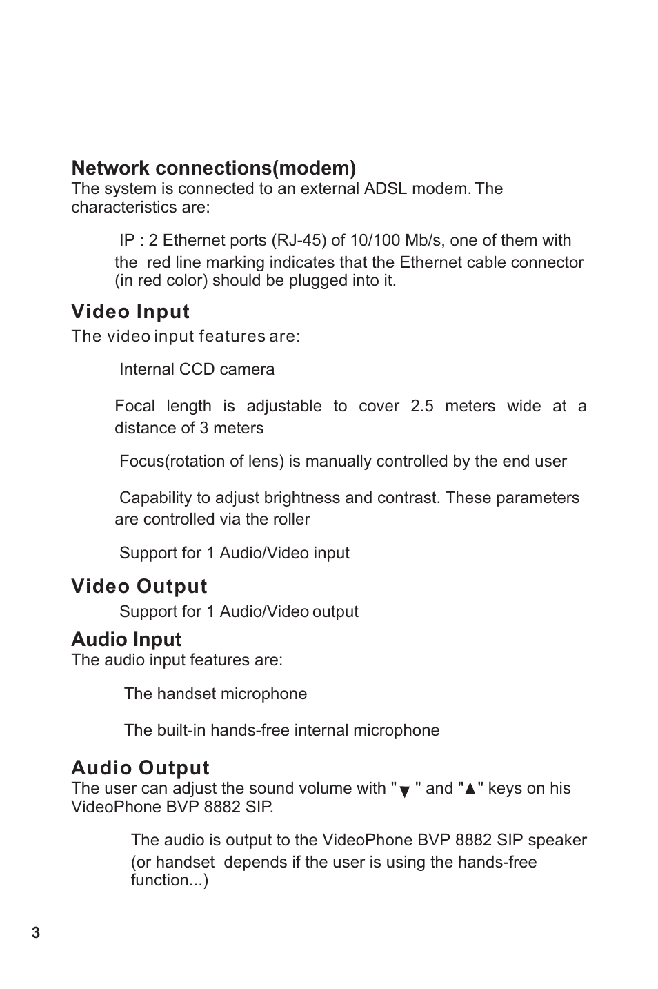 Lead Data VIDEOPHONE BVP 8882 SIP User Manual | Page 8 / 61