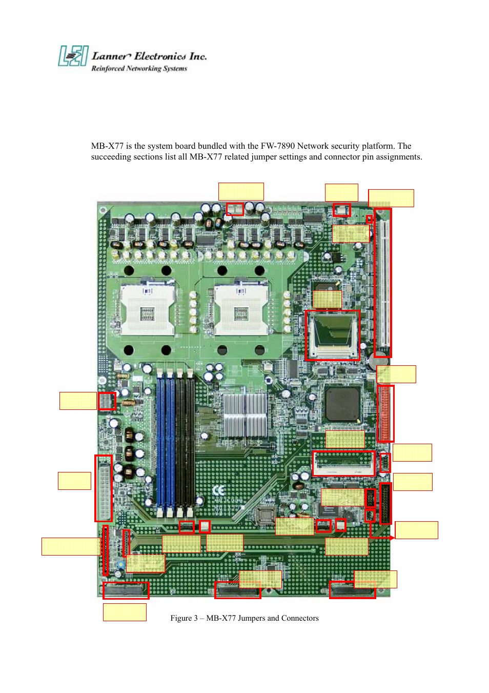 4 mb-x77 system board | Lanner electronic FW-7890 User Manual | Page 11 / 56